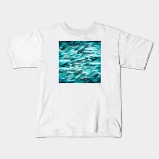 Blue Ocean Patterns Kids T-Shirt